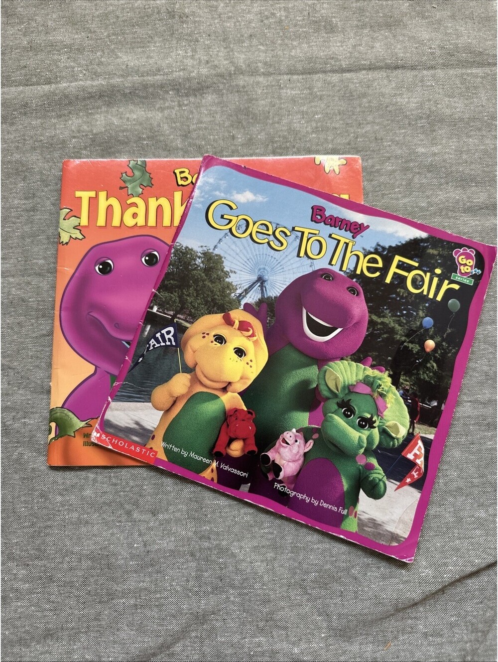 Barney's Goes To The Fair, Barney’s Thanksgiving . Barney Book